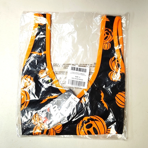 ❤️NWT VINTAGE TORRID DISNEY BRALETTE - MICKEY MOUSE PUMPKIN HALLOWEEN SCOOP PLUS - Picture 4 of 14